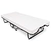 Beautissu vouwbed 90 x 200cm – opvouwbaar logeerbed Venetia incl. stabiele stalen frame, dik matras en beschermhoes