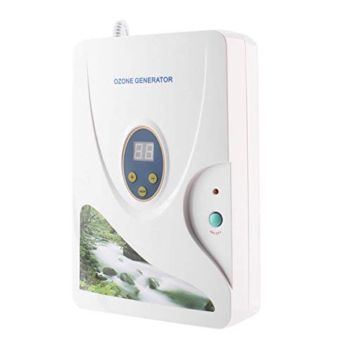 Fdit Generador y Purificador de Ozono, Máquina de Ozono Portátil de 600 Mg/h con Cobertura Total 3D para Cocina, Baño, Armario, Refrigerador, Acuario, Jardín