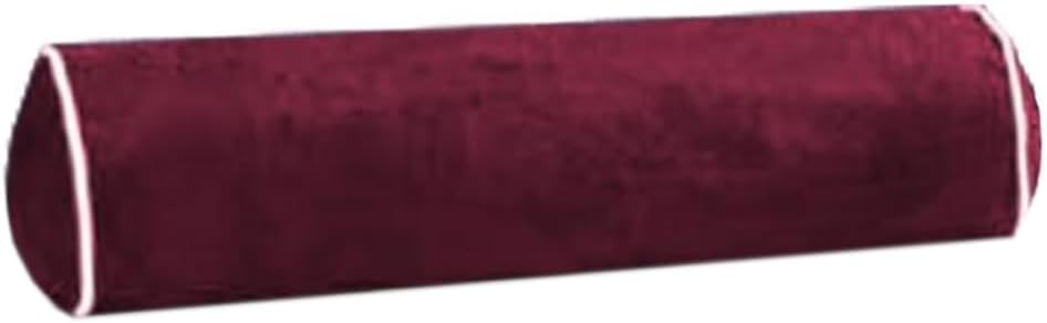 Plush Round Roll Pillow Sofa Decorative Cylinder Bolster Pillow Bed Knees Round Neck Pillow Cushion for Legs Sleeping (Blue, 18×65CM/7.09""×25.59""), lgq828