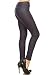 Yelete Womens Basic Five Pocket Stretch Jegging Tights Pants (M, Navy Blue)