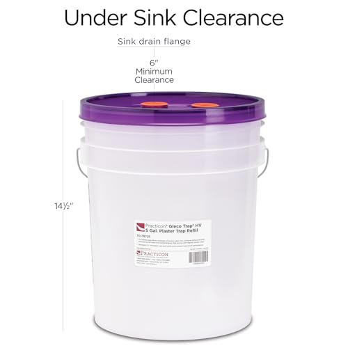 Practicon 7078723 Gleco Trap HV Kit, 5 gal