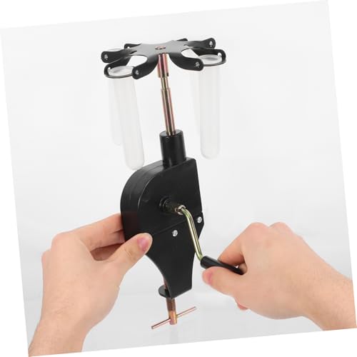 LIGIGWASH Hand Crank Centrifugal Sedimentation Tank for Tube Clamp Bracket Suitable for Lab Demonstration Experiments