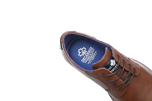 Image of DECARSDZ Mens Dress Shoes Casual Oxford Shoes Business Formal Shoes Use for Business Social Gatherings Wedding Travel
