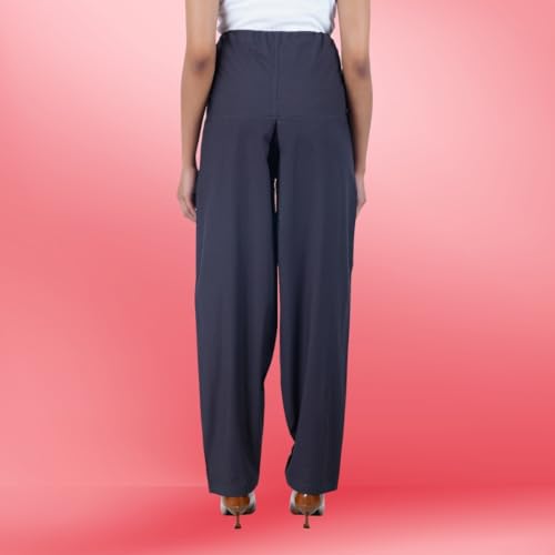 Image of Happy Bunny Salwar Pant - Modern Style Pure Cotton for Women - Ethnic Semi Patiala Trouser - Office,Home - All Day Comfort Wear with Drawstring