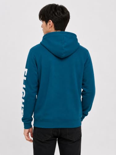 Image of Men's Graphic Zipper Hoodie | Full Sleeve Hooded with Kangaroo Pocket & Drawstring Hood | Casual Regular Fit for Winter, Travel & Everyday Wear