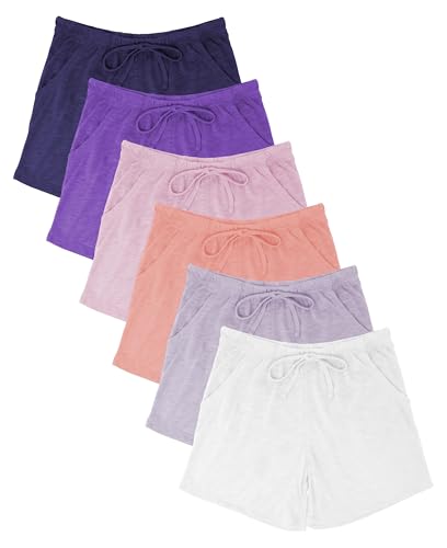 Image of Sexy Basics Women's Drawstring Shorts | Semi-Sheer Casual Lounge - Sleep - Spa Cover Up |Multipacks