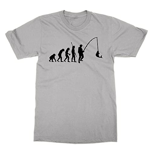 T-shirt pêcheur gris Evolution : le vêtement idéal pour vos sorties de pêche dominicales