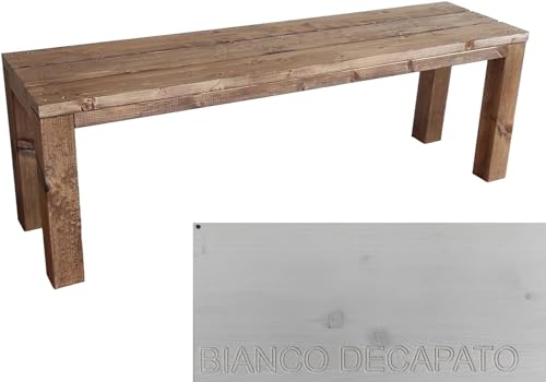 TOTAL WOOD 2012 Gartenbank Sitzbank Holzbank parkbank terrassenmobel für Innen und Außen geeignet Nach Maß verfügbar (Classic imp) (EINGELEGTES Weiss, 180X38.5X50) TOTAL WOOD 2012 Gartenbank Sitzbank Holzbank parkbank terrassenmobel für Innen und Außen geeignet Nach Maß verfügbar (Classic imp) (EINGELEGTES Weiss, 180X38.5X50)