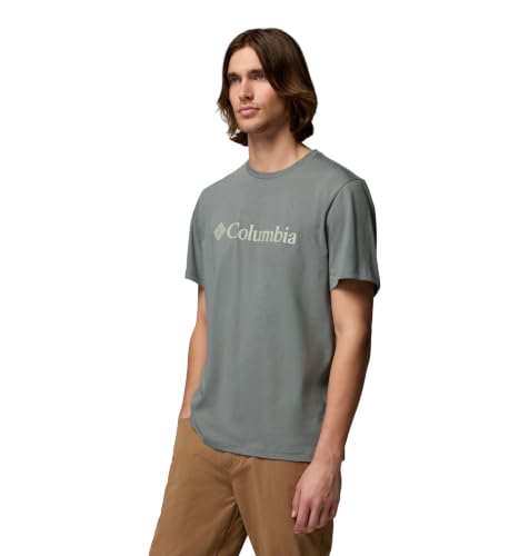 Columbia Herren Basic Logo Tee Kurzarm T-Shirt Sedona Sage Gem Columbia Medium – Ansicht 3