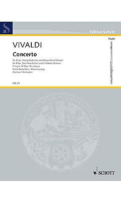 Concerto No. 1 F major: "La tempesta di mare". op. 10/1. RV 433/PV 261. flute (treble recorder), string orchestra and basso continuo. Réduction pour piano avec partie soliste.      Sheet music – January 1, 2000