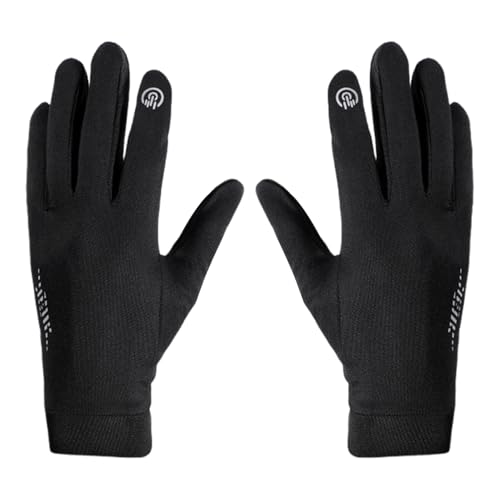 Full Finger Skidhandskar: Vintercykelhandskar, Utomhusutrustning, Pekskärmsskydd | Perfekt för cykling, löpning, sport, vandring