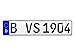 Produktbild 1 Autoschild | Nummernschild DIN-Zertifiziert und reflektiernd nach ihrem Wunsch geprägt