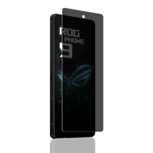 Bekiikoo Privacidad de Protector de Pantalla para Asus ROG Phone 9/Asus ROG Phone 9 Pro, 9H Dureza, Anti-Arañazos, Anti-espía Vidrio Templado para Asus ROG Phone 9/Asus ROG Phone 9 Pro Protector