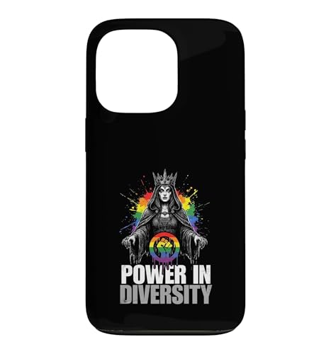 Power In Diversity LGBTQ �v���C�h ���C���{�[ �N�C�[�� ���� �X�}�z�P�[�X iPhone 13 Pro �p
