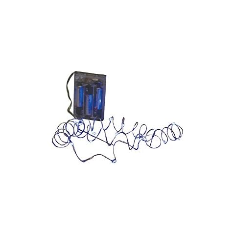 CWI Gifts 6.5' Blue LED Drop Lights with Timer 20ct Cover