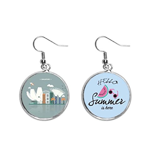 Pendientes de sandía y Singapur para tus looks de playa y terrazas