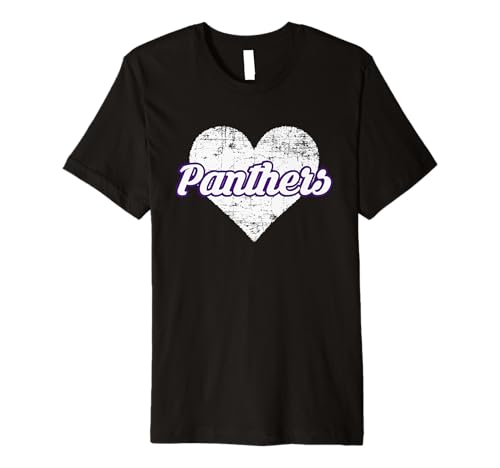 312kic3V7RL._SL500_ Portland Panthers Over Heart Premium T-Shirt