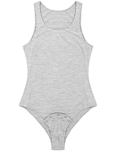 Men's Deep U Neck Press Button Crotch Jumpsuit Tank Tops Sportswear Gym Bodysuit4