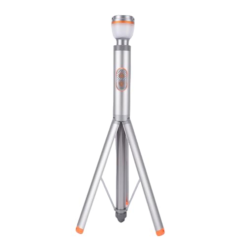 mingzhe Luz de Camping Portátil Luz de Trabajo Telescópica con Soporte Trípode Linterna Mano para Exteriores Altura Ajustable con Control Remoto Base Magnética SOS