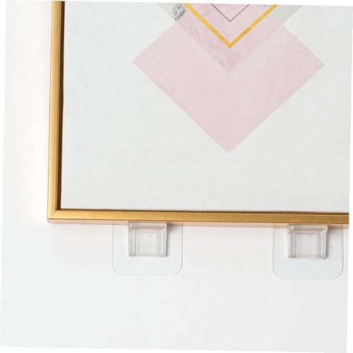 DONFAMDS 8個 免打孔棚受け具 耐荷重強化パーティションサポーター 粘着式棚板固定ブラケット キッチン間仕切り用 簡単設置で美観維持