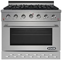 NXR SC3611 36″ 5.5 cu.ft. Pro-Style Natural Gas Range with Convection Oven, Stainless Steel NXR SC3611 36″ 5.5 cu.ft. Pro-Style Natural Gas Range with Convection Oven, Stainless Steel