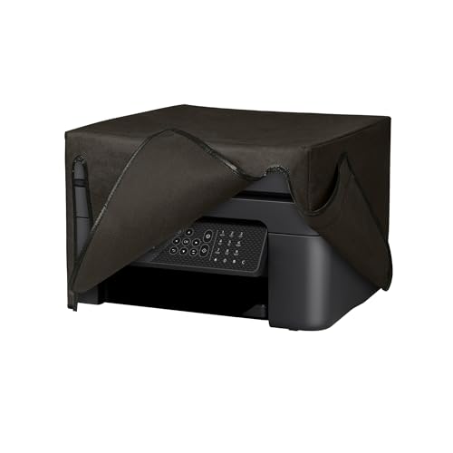 kwmobile Dust Cover Compatible with Epson Workforce WF-2930 - Printer Case - Fabric Protector Cover - Dark Grey