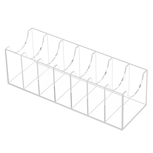 Organizador de cinturón de acrílico - Pantalla transparente, multiusos | Traie rack, soporte de almacenamiento, accesorio de exhibición en armario, soporte para contenedor de joyería