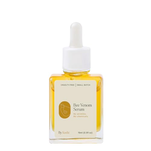 KUSHI Bee Venom Serum – Hydrating & Firming Face Serum for Radiant, Youthful-Looking Skin – Cruelty-Free, No Parabens or Sulfates – 15ml