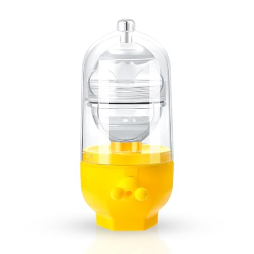CYDZSRA Egg Scrambler Handheld Desmontable Huevos revueltos Maker Interior Hogar Cocina Restaurante White Yolk Mixing Tools Cooking