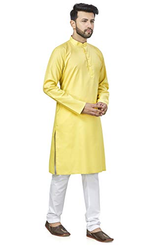 Image of BE ACTIVE Linen Blend Solid Pattern Trendy Comfortable Stylish Full Sleeve Kurta Men's Ethnic Wear