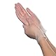 BINGOLD Vinyl 45PLUS Einmalhandschuhe, puderfrei, transparent, unsteril, 240 mm Länge, EN 455 & EN 374 zertifiziert, Kategorie III, latexfrei, für Pflege und Reinigung, 100 Stück