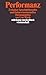 Produktbild Performanz: Zwischen Sprachphilosophie und Kulturwissenschaften
