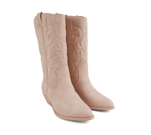 Image of Soda Women's Rodeo Western Pointed Toe Cowboy Boots