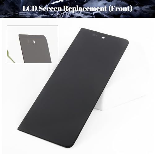 SRJTEK OLED for Samsung Z Fold 5 5G Screen Replacement for Samsung Galaxy Fold 5 5G SM-F946U F946B F946W F946A Digitizer Touch Screen Display Assembly Repair Kits(Black)