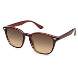 SOJOS Retro Kids Square Polarized Sunglasses for Girls Boys Age 3-8 UV400 Protection De Sol Gafas SK5616 Brown/Brown Lens