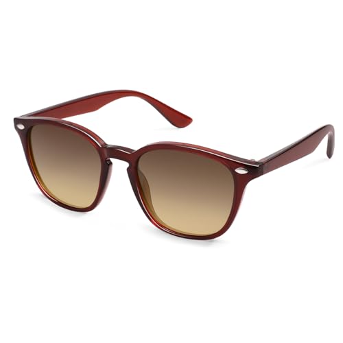 SOJOS Retro Kids Square Polarized Sunglasses for Girls Boys Age 3-10 UV400 Protection De Sol Gafas SK5616