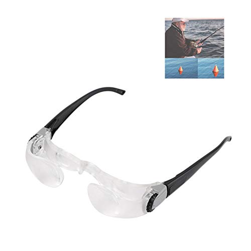 Preisvergleich Produktbild Brillenlupe, HD-TV-Brille, Fernvergrößerungsglas, visuelles Fischerteleskop in Brillenform (Size : Hyperopia)