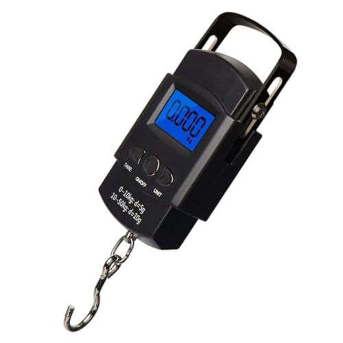 Mikikit Electronic Luggage Scale Fishing Weight Scale Home Use Portable Accurate Digital LCD Display