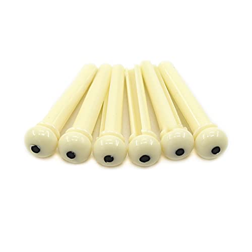 FLFL 6pcs Guitar Bridge Pins with Pearl Shell