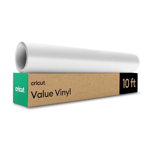 Cricut® Value Removable Vinyl, White (12 in x 10 ft)