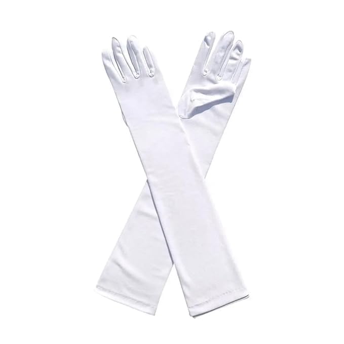 JAGMOOLYA PRODUCTS White Full Hand Arms Sleeves Protective Summer Gloves Sun Burn Protection (PACK OF 1-picture-34