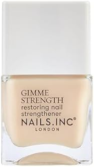 Nails Inc Gimme Strength Nail Treatment, Restoring Strengthener, Vegan Collag...