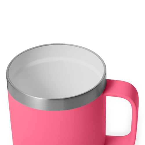 YETI Rambler 10 oz Ceramic Lined Stackable Mug, Vacuum Insulated, Stainless Steel with MagSlider Lid, Tropical Pink - image 5