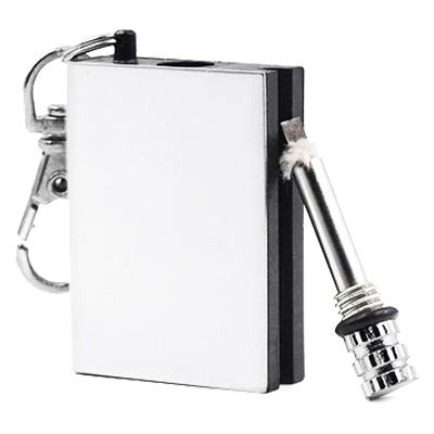 Tag-Z Emergency Fire Starter - Permanent Match - Forever Lighter - Camping Fire Starter - Rectangle