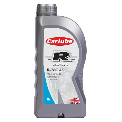 Carlube Triple R 15W-40 ACEA A3/B4, API SN Aceite De Motor Mineral R-TEC 35 1L
