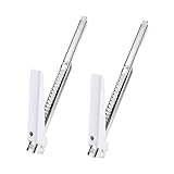 HEALEEP 2Stücke Einstellbarer Dosenöffner Flaschenöffner Ergonomischer Rutschfester Deckel Lifter für Gläser und Dosen aus Langlebigem