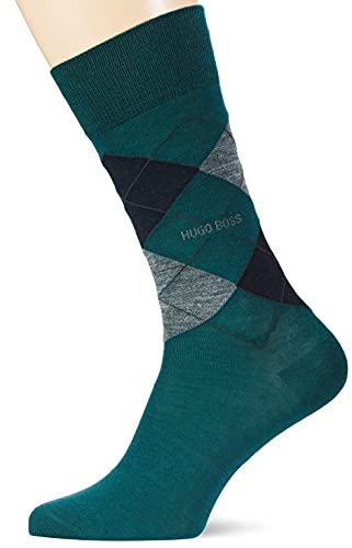 BOSS John RS Argyle Wo Calze Uomo, Dark Green305