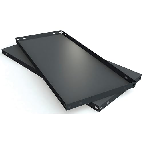 SimonRack Bandeja Metálica Estantería, 1 Unidad, 800x400x35mm, Gris