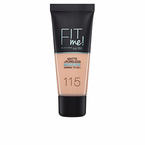 Maybelline New York, Base de Maquillaje que Calca a tu Tono Fit me! Mate y Afinaporos,...