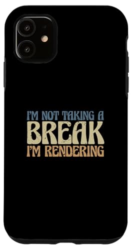 Ya en manzanajugosa.com: Carcasa para iPhone 11 Editor de Video Cineasta No me Estoy Tomando un Descanso Estoy renderizando